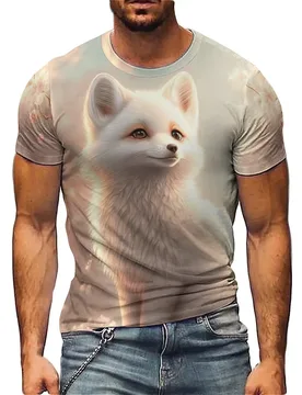European and American Trendy Men's 3D Printed Short-sleeved T-shirts, Smooth Fabric, Men's and Women's Printed Short-sleeved Top - Aliexpress - FashionsVida