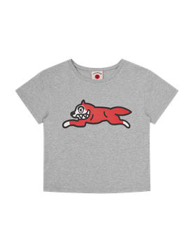 Running Dog Baby Tee - Heather Grey