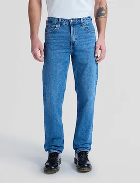 West Regular Straight Low Stretch Jean Blue Beam Größe 32x34 male - Lee - FashionsVida