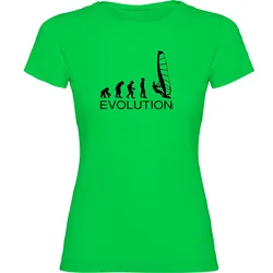 T-shirt à Manches Courtes Evolution Windsurf Light Green XL