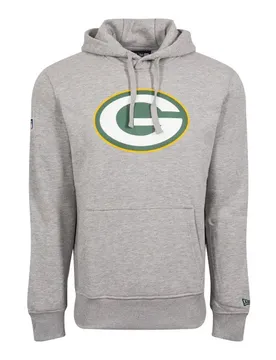 Felpa Con Cappuccio Nfl Regular Green Bay Packers Grey Med M