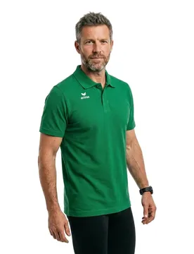 Polo à Manches Courtes Team Sport Green L
