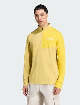 T-shirt a maniche lunghe Terrex Multi Climacool 1/2 Zip 2XL Pyrite