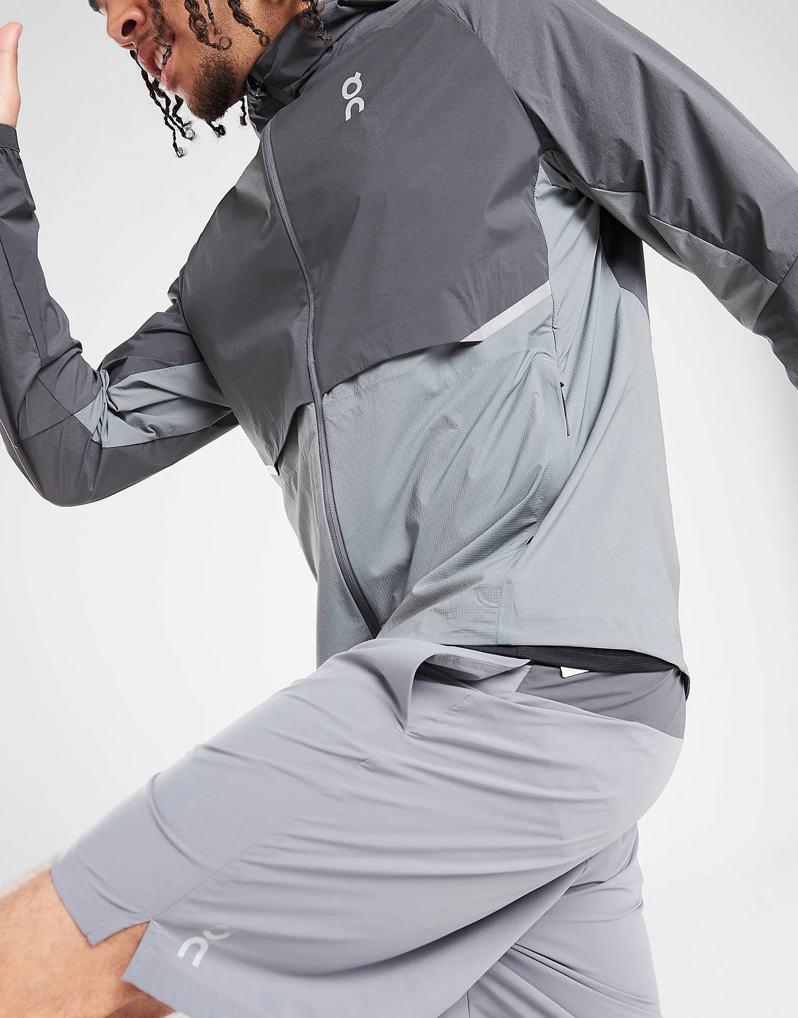 Core Hooded Jacke - Herren, Grau - male - Size: M - ON Running - FashionsVida
