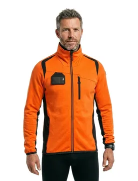 Sweat-shirt à Zip Accelerate Safe 19403 Hi-Vis Orange / Dark Anthracite XL - MASCOT - FashionsVida