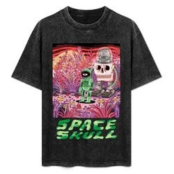 Space Skull T-Shirt Holiday Outdoor T-Shirt