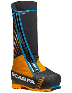 Chaussures d'alpinisme - Phantom 8000 Thermic HD Black Bright Orange en Aluminium - Taille 45 - Scarpa - FashionsVida