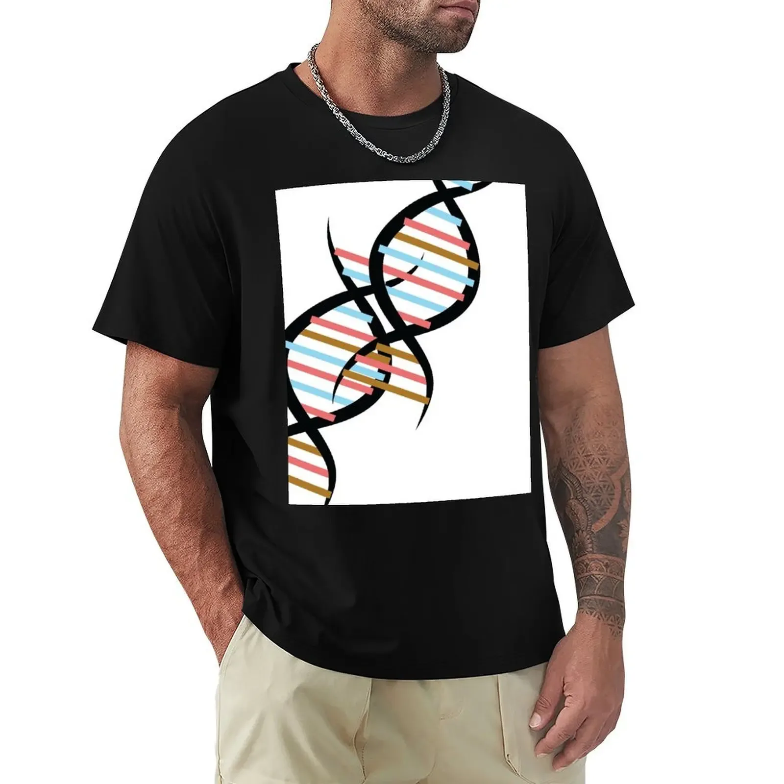 DNA T-Shirt Non-Shrink Basic Cotton T-Shirt - Aliexpress - FashionsVida
