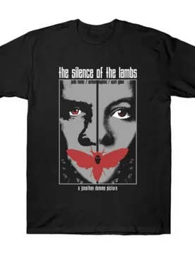 Silence of the lambs Horror movie Hannibal Gift t shirt Scary Cannibal Graphic Clothes 100% cotton All size Tee S-6XL - Aliexpress - FashionsVida