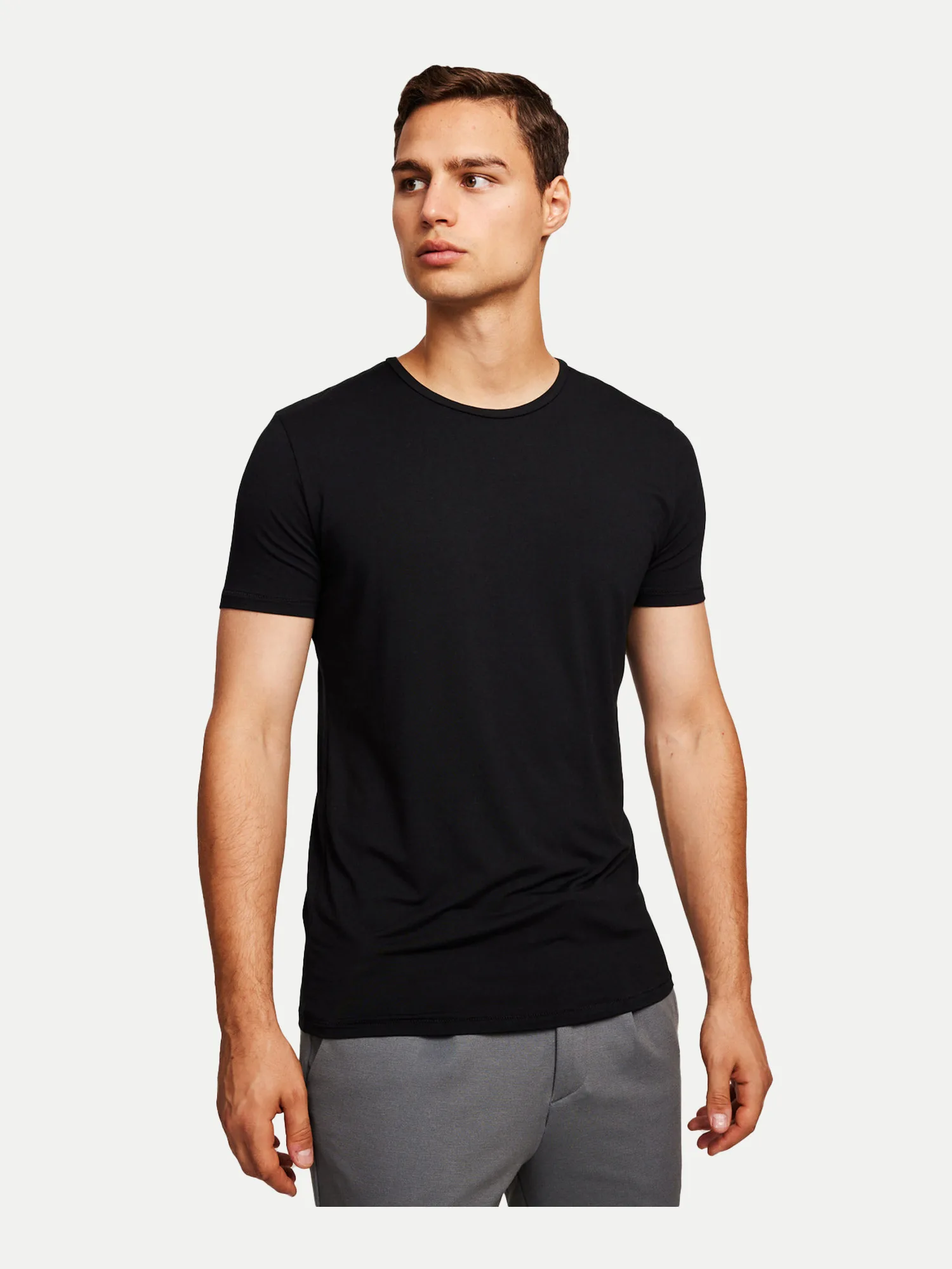 Kiefermann Basic T-Shirt Schwarz L - KIEFERMANN - FashionsVida