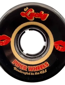 Roues De Patins Lucky 4 Unités Black 62 mm/95A unisex