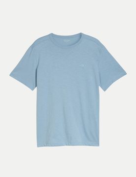 Basic T-Shirt Blau M