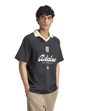 Script Uomo - Magliette Nero - Taglia M - Jersey di cotone M - Adidas - FashionsVida