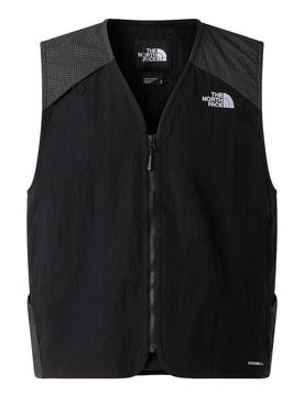 Gilet con zip con logo