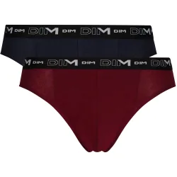 Pack de 2 slips algodón elástico básico y cómodo