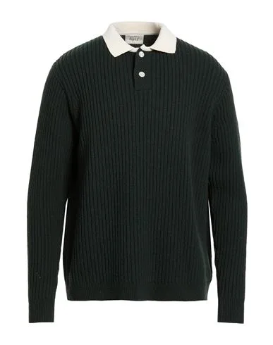 Pullover Hombre Verde oscuro S Hombre - forét - FashionsVida