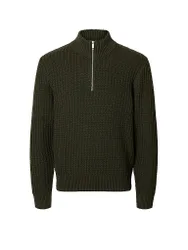 Pullover Troyer grigio XL