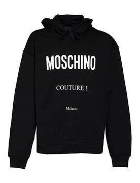 Felpa in cotone con cappuccio