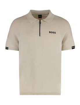 Performance Polo Shirt with Zip Closure