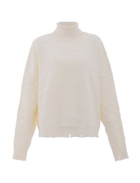 FENIA Jersey blanco lana