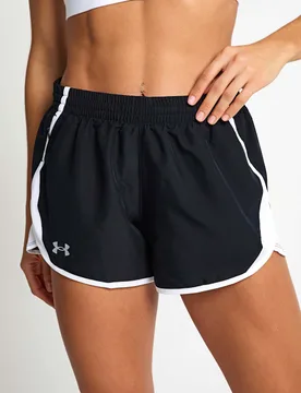 Fly-By 3'' Running Shorts Black female - Under armour - FashionsVida