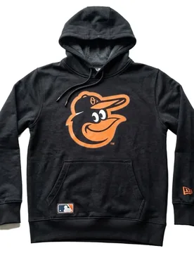 Felpa Con Cappuccio Mlb Regular Baltimore Orioles Black 2XL - New era - FashionsVida