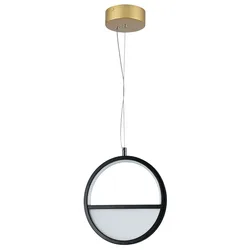 Suspension Led 13.5w 6500k 1700 Lumens Black / Golden One Size