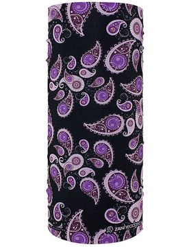 Collare Bandana Moto Motley Tube Viola Paisley taglia unic