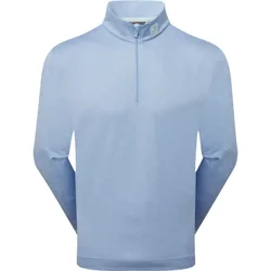 Layer Speckle Print Chill-Out 1/4-Zip, hellblau xl