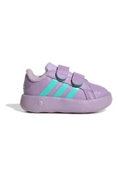 Sneakers lilla con strisce verdi e doppio strappo Grand Court Frozen Cf I 25