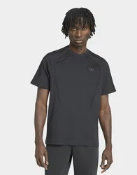 Mens T-shirt Con Linee Di Taglio Spacer Teamgeist 26 - Nero, nero nero Uomo taglia XS