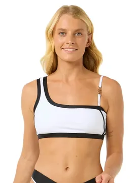 Top Bikini Gigi One Shoulder White 2XS