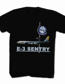 NATO AWACS Component E-3 Sentry Early Warning Aircraft T-Shirt. Summer Cotton O-Neck Short Sleeve Mens T Shirt New S-3XL - Aliexpress - FashionsVida