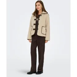 Jdy - Chaqueta de mujer de borrego
