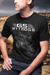 EY B.MW R 1150 GS T Shirt The Pure Adventure Motorcycle Tee For Biker Fans Analog Rider Top Long Way Round Gift Moto Tee R11