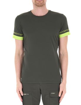 T-shirt tessuto tecnico VERDE MILITARE 58