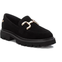 Mocasines de mujer de piel planos con hebilla