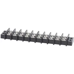 Terminal Block 10 Circuit Power Strip 65a Black One Size unisex