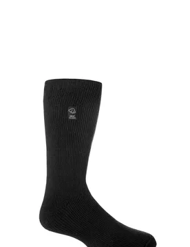 Mens 1 Pair SOCKSHOP Outdoor 2.3 TOG Plain Dog Walking Socks Black 6-11 - Black - Size: 6-11 Mens - Heat Holders - FashionsVida