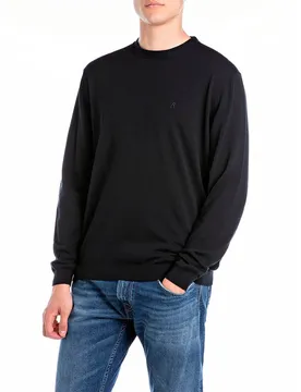 Maglione Uk703.000.g23726 Black 2XL
