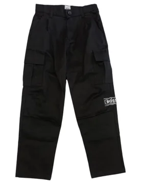 Pantalone Cargo Nero 09b J51141 - BOSS - FashionsVida