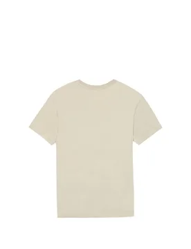 T-shirt droit brodé en coton Gris S Male - Maison Labiche - FashionsVida