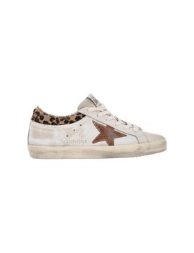 Women's Leather Sneakers with Rubber Sole