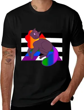 Straight Ally pride melog T-Shirt cotton t shirt pack T-Shirt - Aliexpress - FashionsVida