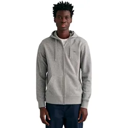 Sweat-shirt à Zip Reg Shield Grey Melange 2XL