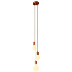 Cables Lampe Suspendue Sans Ampoule Spider 3-fall Satin Copper One Size