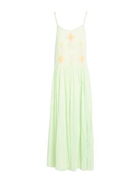Vestido largo Mujer Verde claro 1,2,3 Mujer