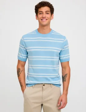 Only & Sons - Camiseta de hombre de punto de manga corta - Only & Sons - FashionsVida