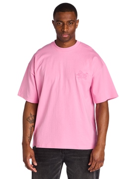 Star Herren T-Shirts - Rosa - Größe M - Baumwoll-Jersey Pink M