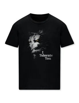 T-Shirt - I Tolerate You - M bis 3XL - für Männer - Größe M - schwarz - Männer - male - Goodie Two Sleeves - FashionsVida